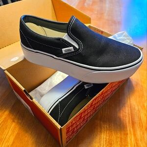 Vans stacked classic slip on shoes womens 8.5/mens 7